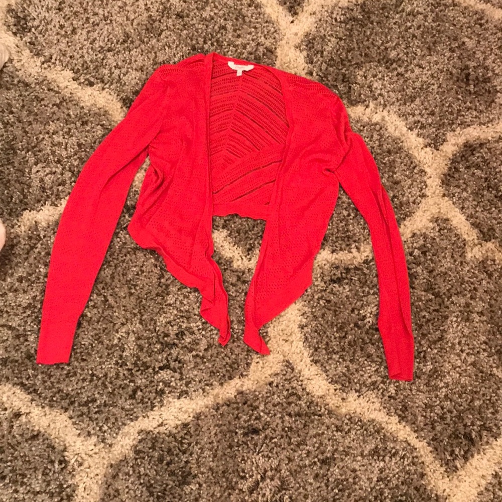 Candies coarl cardigan/sweater. Never been worn